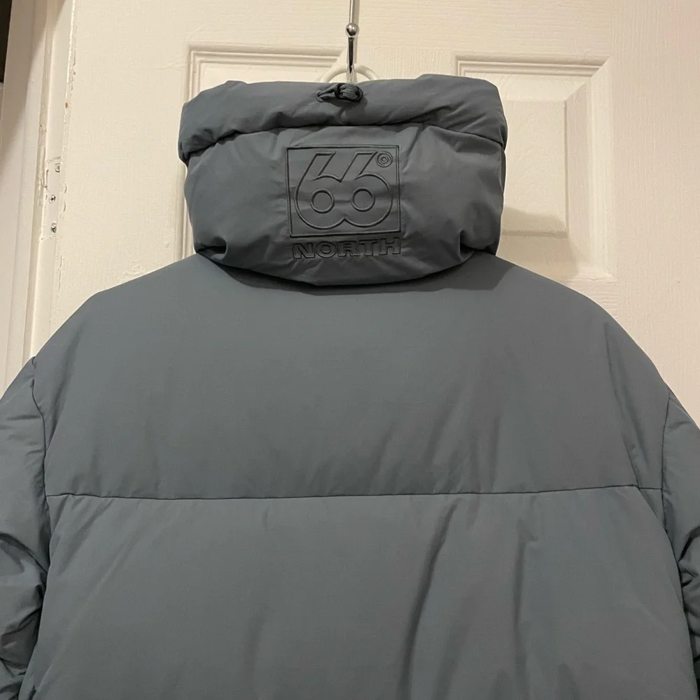 66North Women's Gray Puffer Coat - Picture 6 of 8